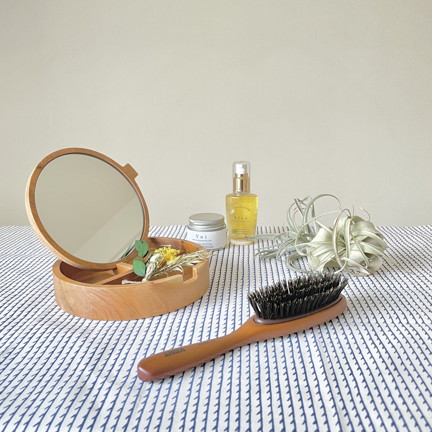 マホガニー ラウンドミラーケース NEIN MARKE / ナインマーケ