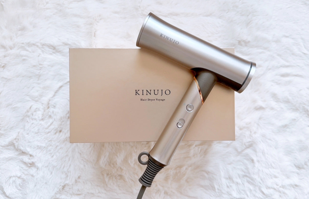絹女 ヘアドライヤー ベージュ　訳アリ KINUJO Hair Dryer｜超軽量＆速乾ドライヤー。KINUJOヘアドライヤーの