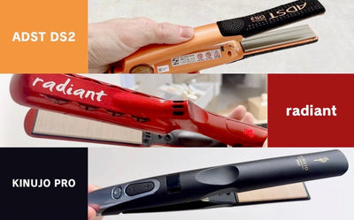ラディアント、絹女プロ、ADSTを比較！3つのプロ用ヘアアイロンの違いとおすすめを美容師が解説