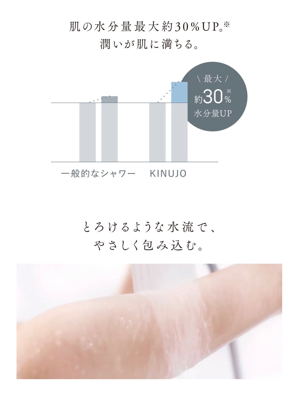 KINUJO Silk Rich Shower（シャワーヘッド）