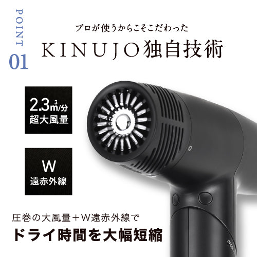 【公式】KINUJO Pro Dryer（絹女 プロドライヤー）【1年保証】